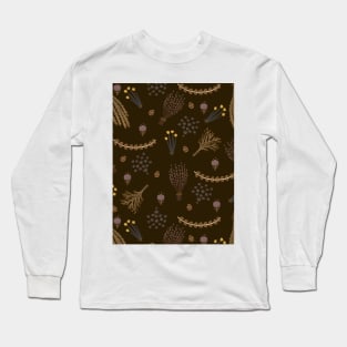 Pattern leaves Long Sleeve T-Shirt